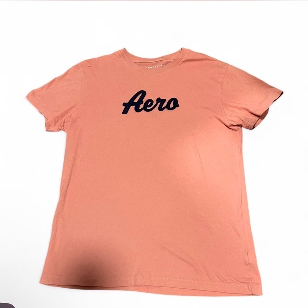❗️Aeropostale Coral Tee with Black Logo